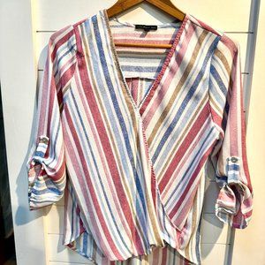 West Kei High Low Blouse Size S